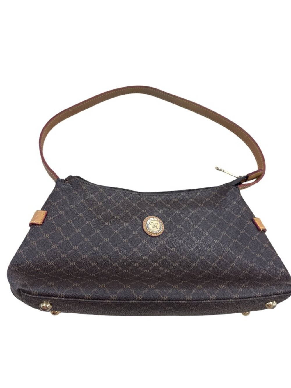 Rioni Womens Brown Leather Clutch Handbag 7"x12" SKU 7332